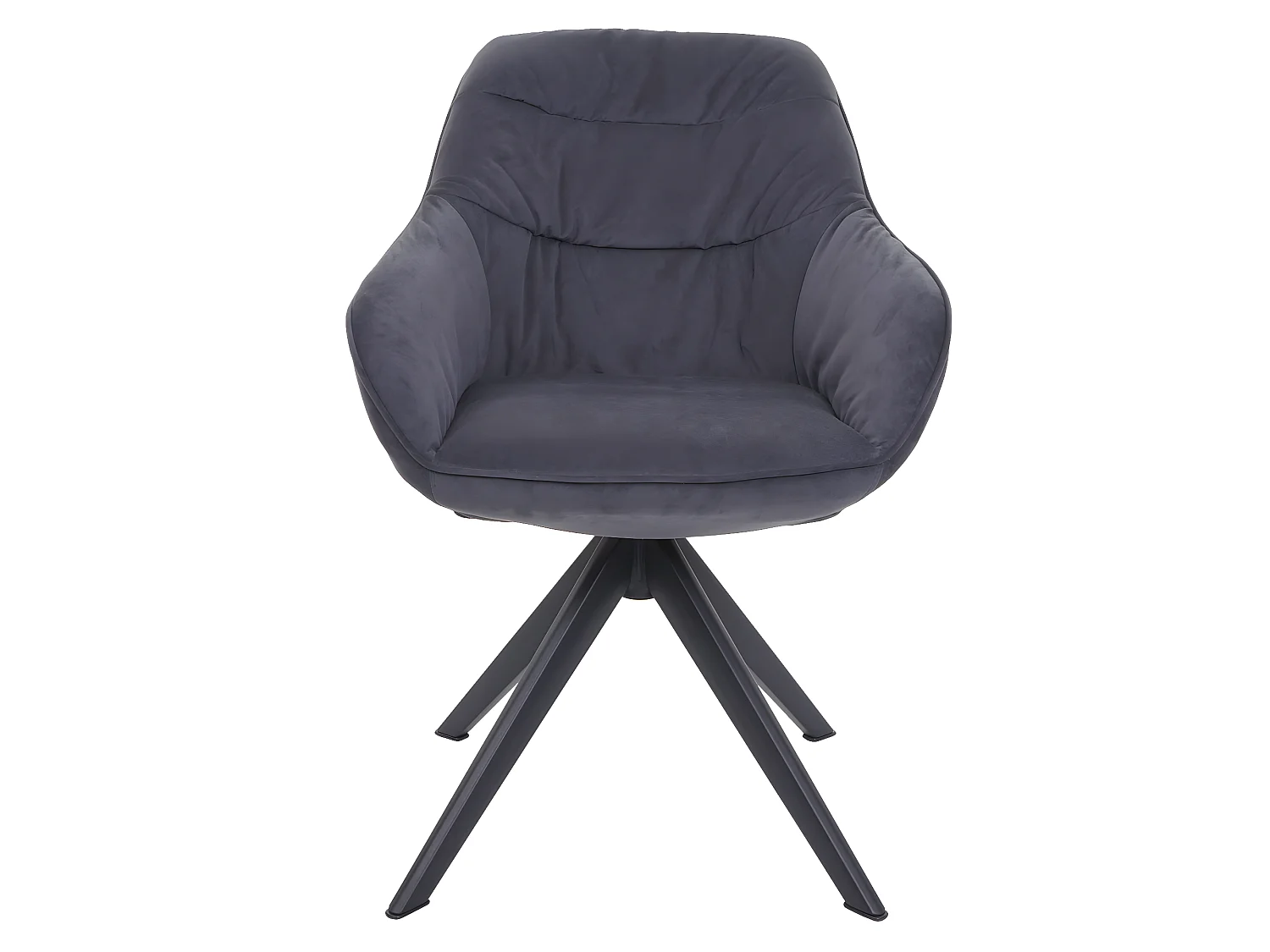 Chaise de salle à manger MCW-K28 (lot de 6),  tissu/textile gris