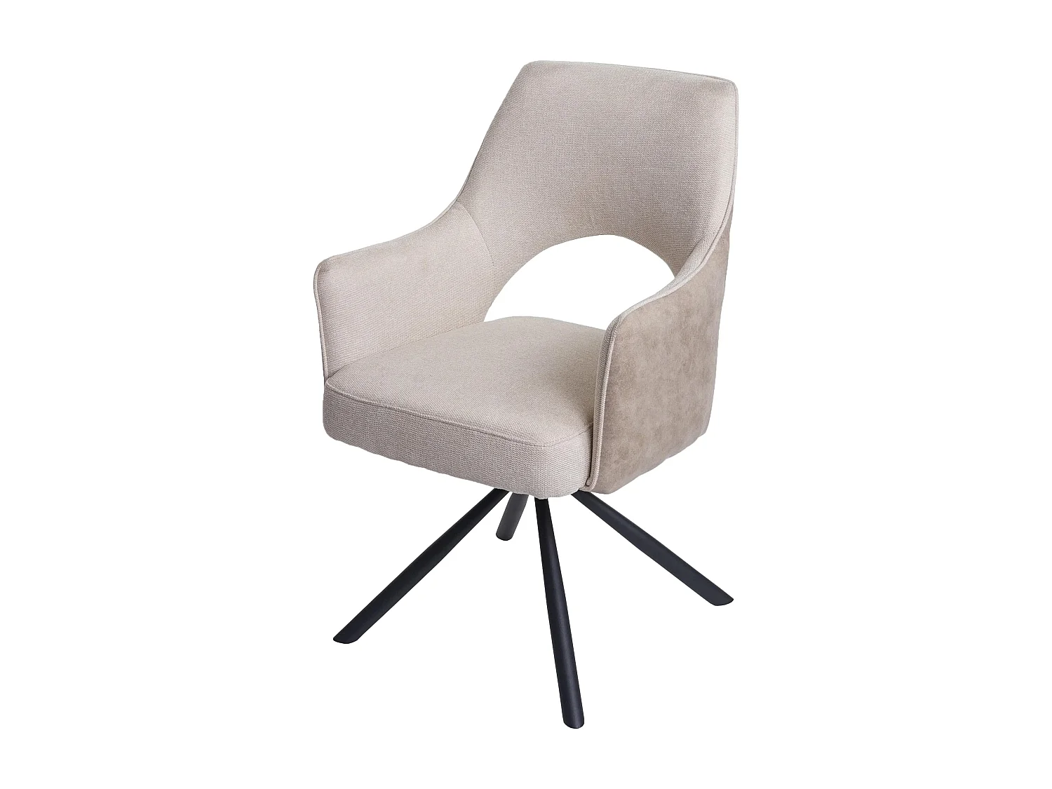 Chaise de salle à manger MCW-K3,  crème