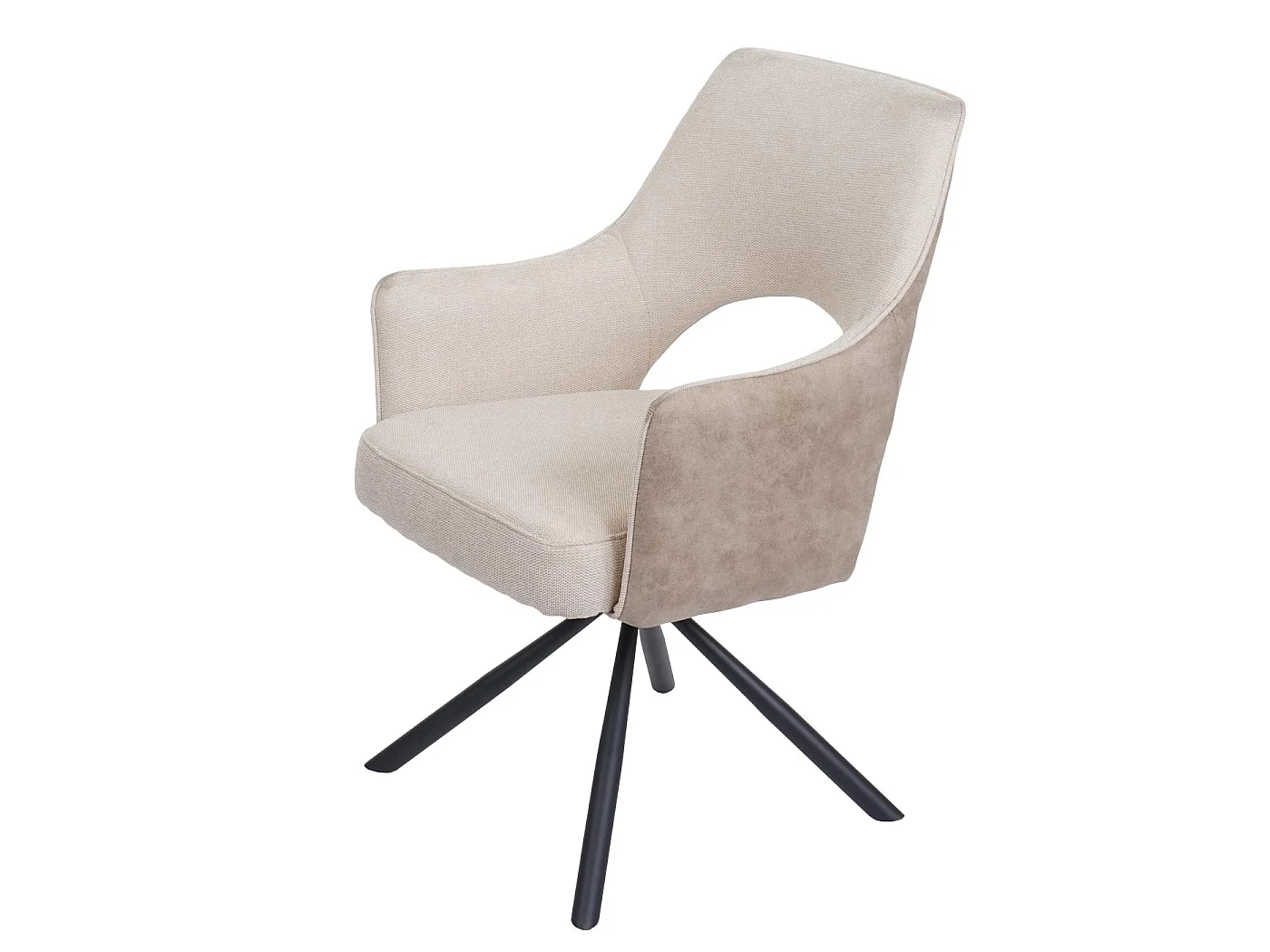 Chaise de salle à manger MCW-K3,  crème