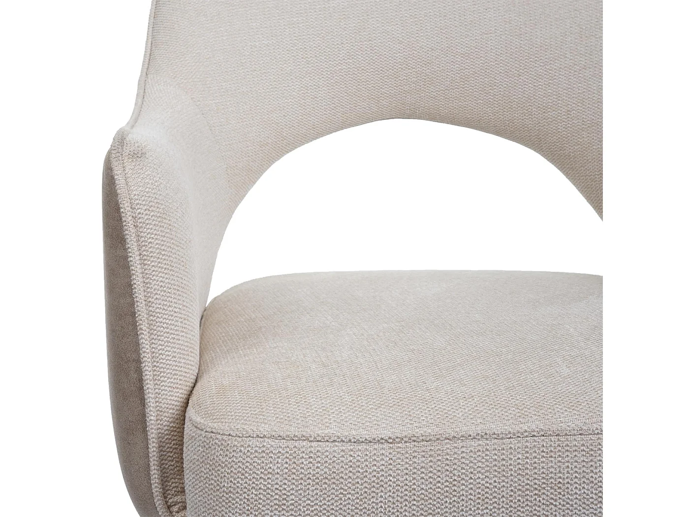 Chaise de salle à manger MCW-K3,  crème