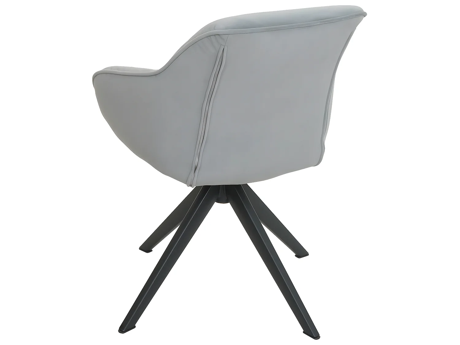 Chaise de salle à manger MCW-K28,  tissu/textile gris clair