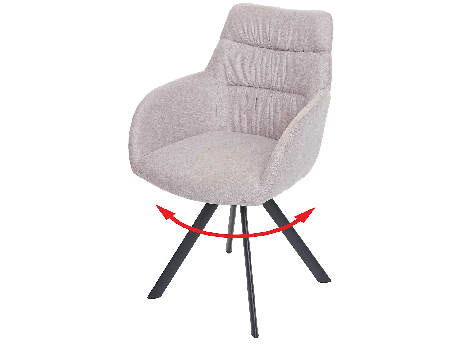 Eetkamerstoel MCW-J69,  crème-beige