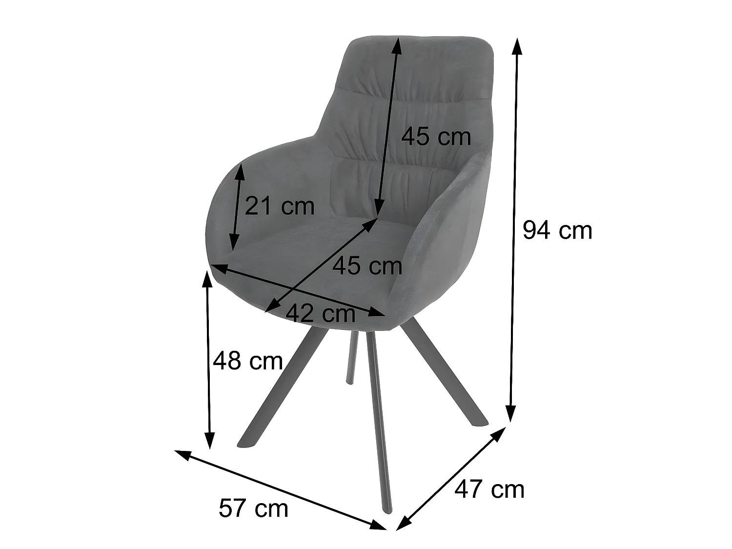 Eetkamerstoel MCW-J69,  crème-beige