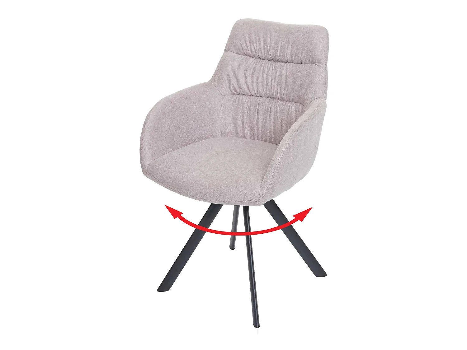 Chaise de salle à manger MCW-J69,  Crème-beige