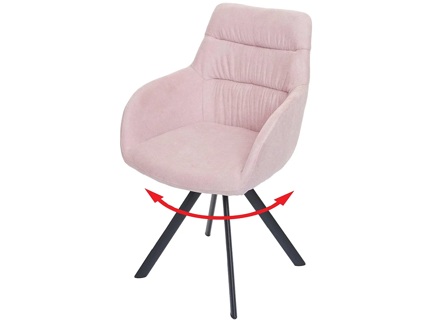 Silla de comedor MCW-J69,  rosa