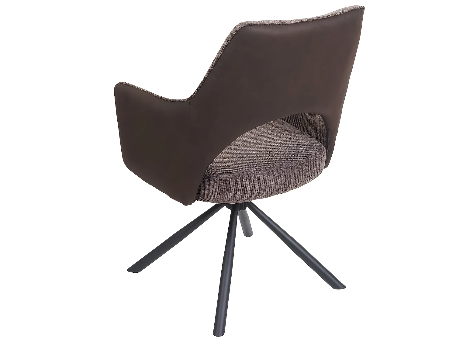 Silla de comedor MCW-K30 (juego de 6),  marrón-marrón oscuro