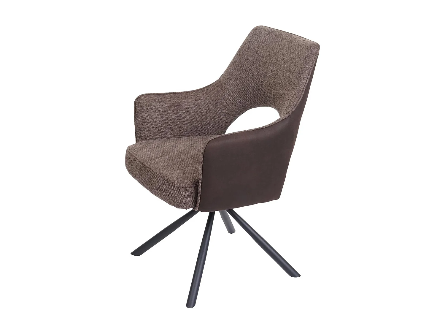 Chaise de salle à manger MCW-K30 (lot de 6),  brun-brun foncé