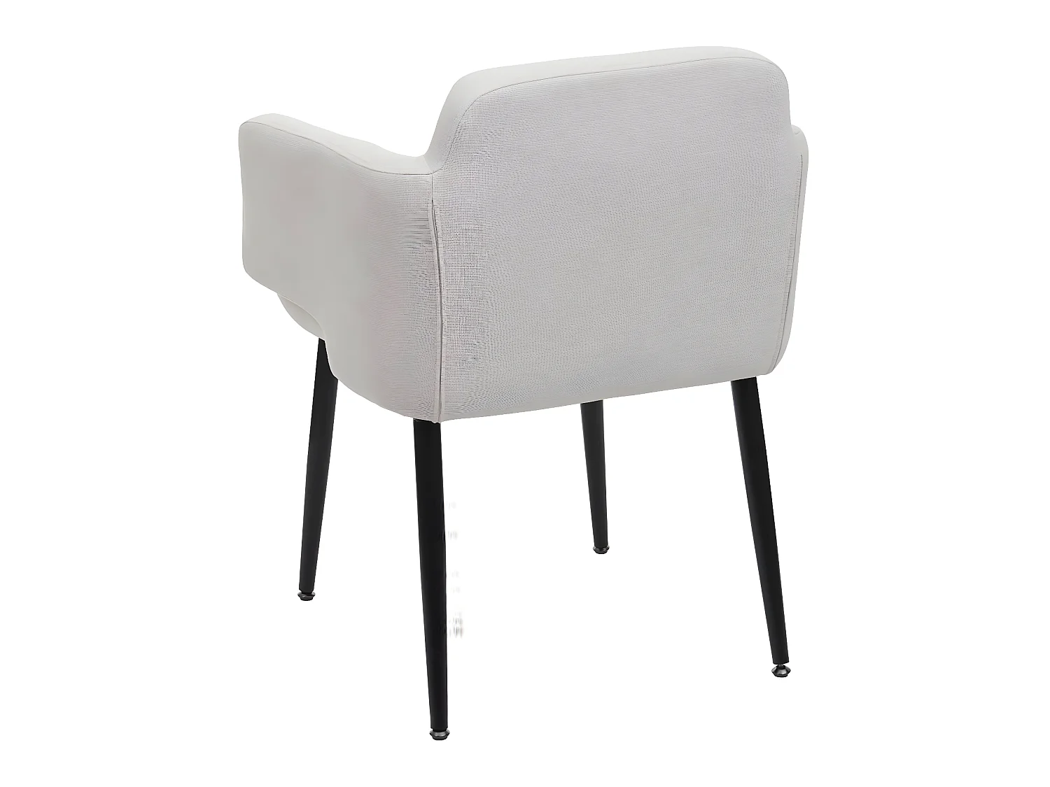 Esszimmerstuhl MCW-L13 (6er-Set), Creme-weiß