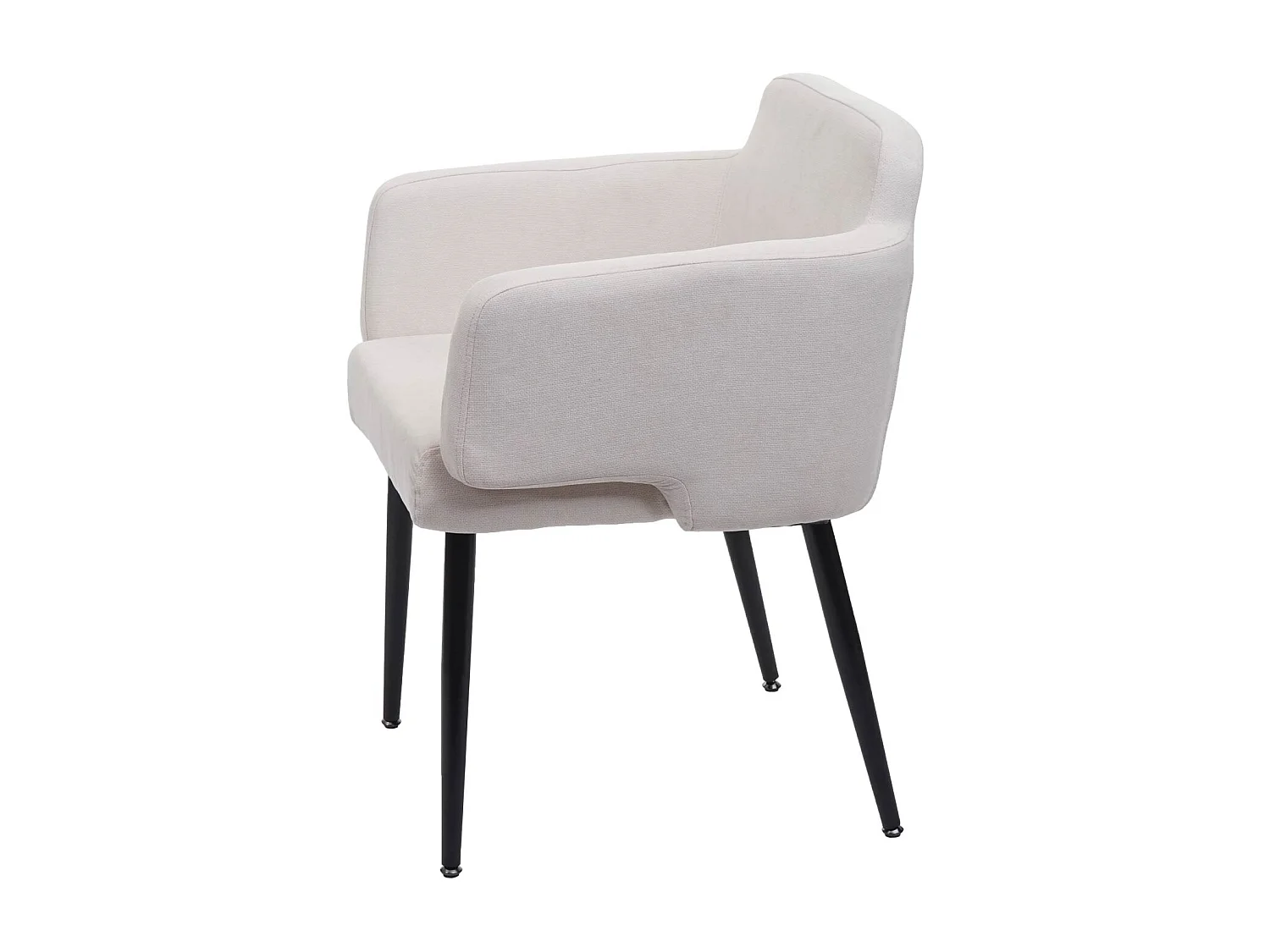 Krzesło do jadalni MCW-L13 (zestaw 6 sztuk),  kremowo-białe