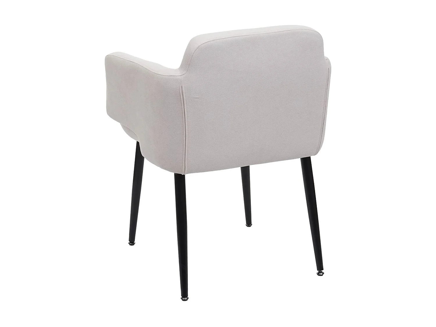 Krzesło do jadalni MCW-L13 (zestaw 6 sztuk),  kremowo-białe