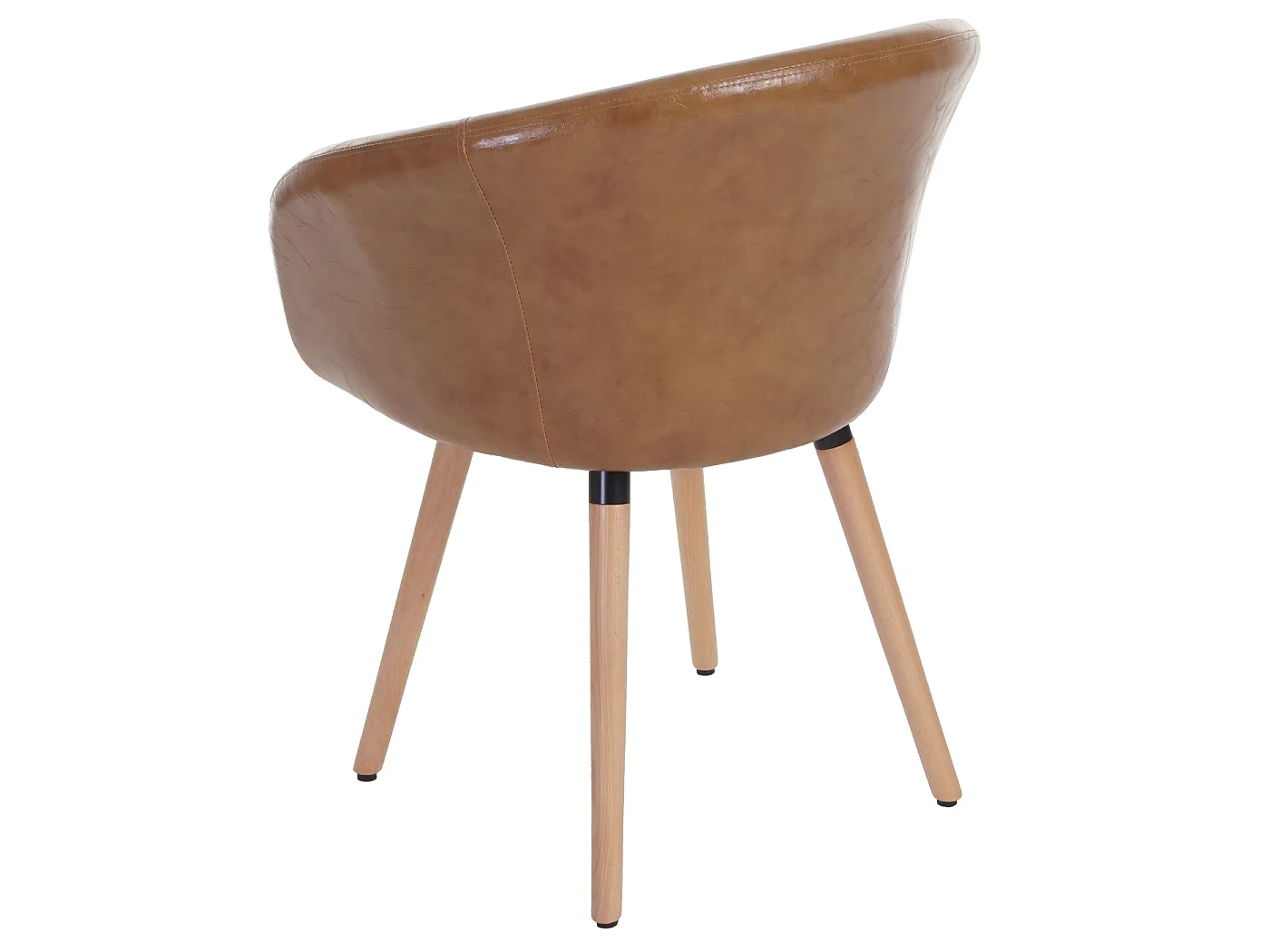 Chaise de salle à manger Vaasa T633 (lot de 6),  similicuir, aspect daim