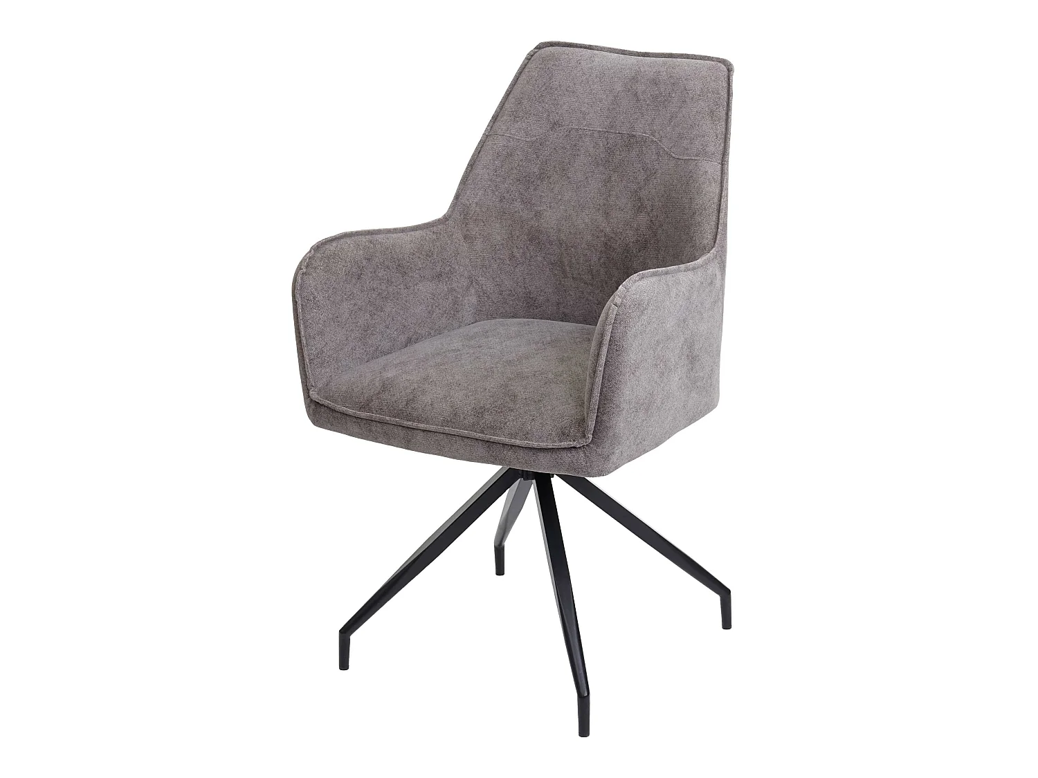 Chaise de salle à manger MCW-K15,  gris foncé