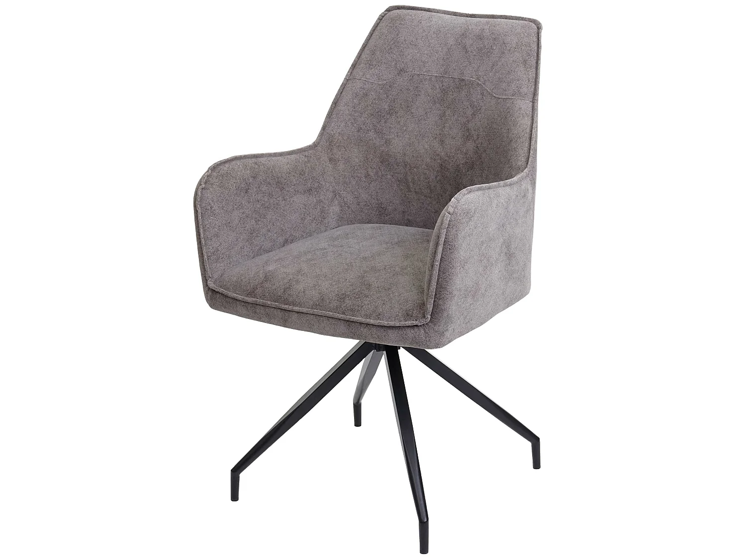 Chaise de salle à manger MCW-K15,  gris foncé