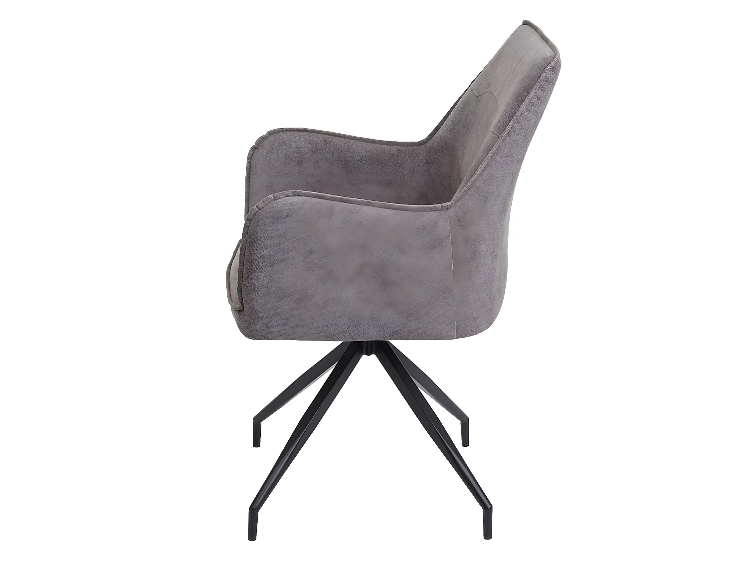Chaise de salle à manger MCW-K15,  gris foncé