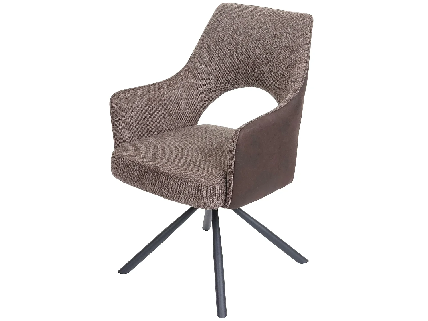 Chaise de salle à manger MCW-K3,  marron – marron foncé