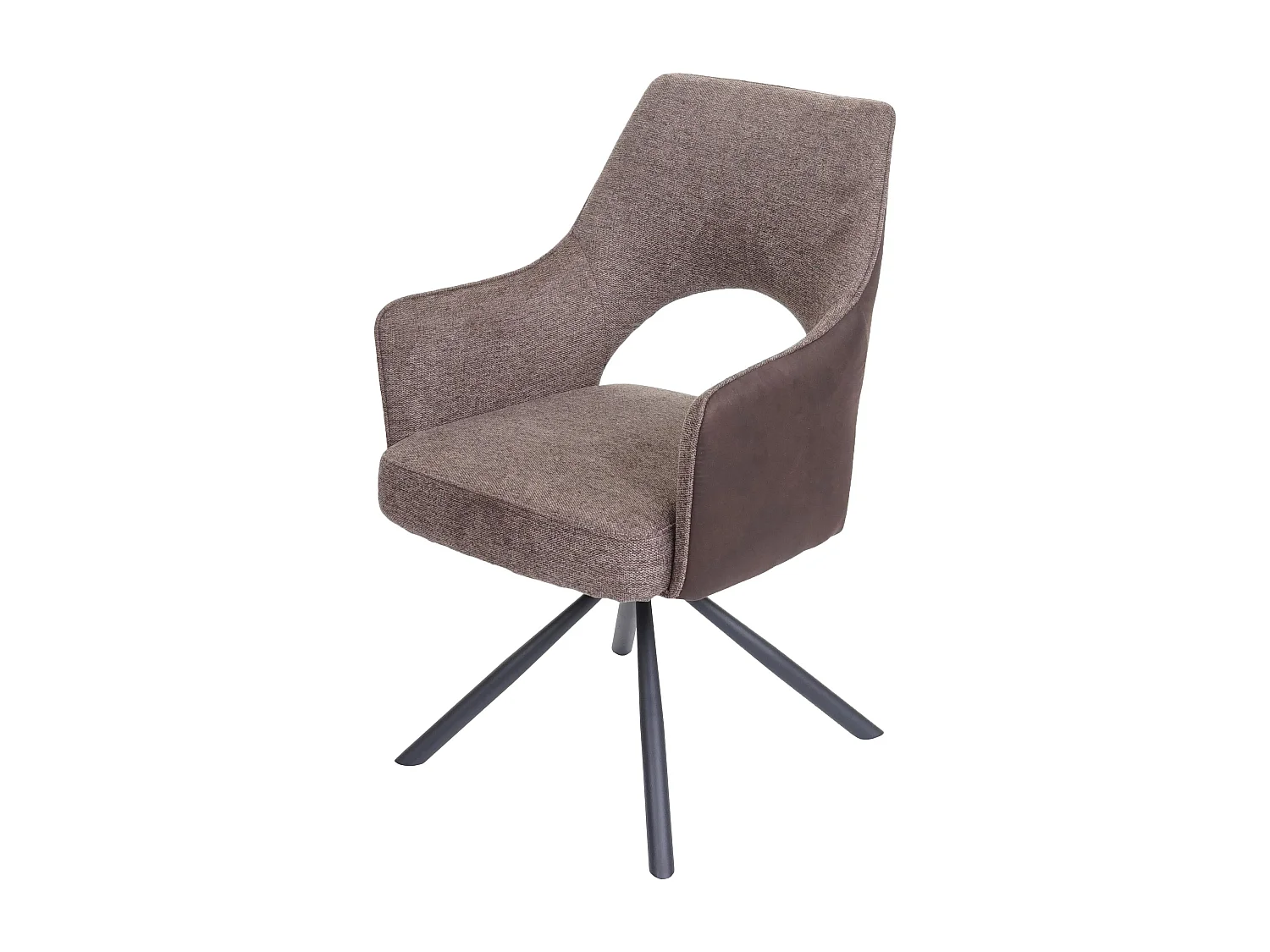 Chaise de salle à manger MCW-K3,  marron – marron foncé