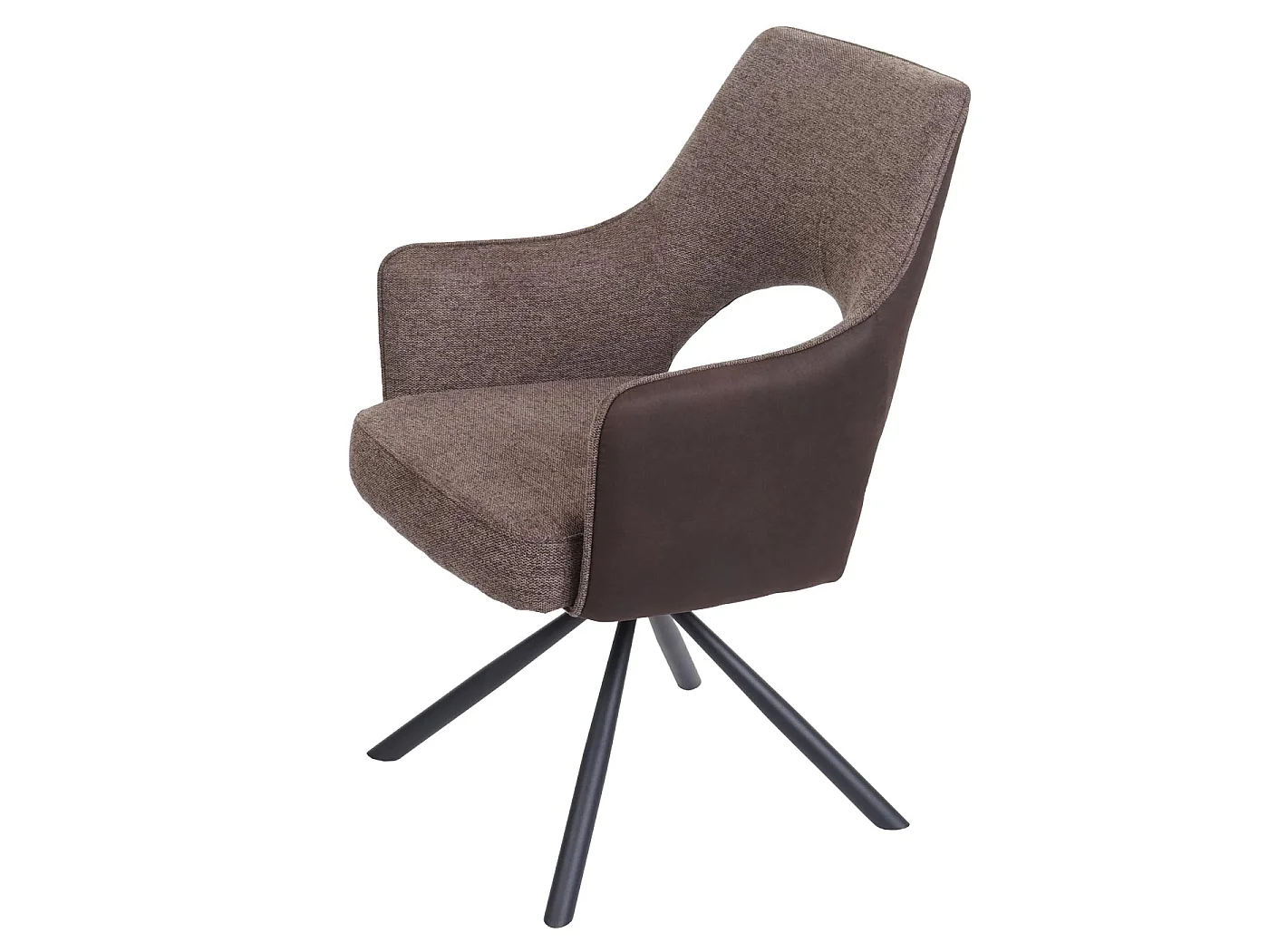 Chaise de salle à manger MCW-K3,  marron – marron foncé