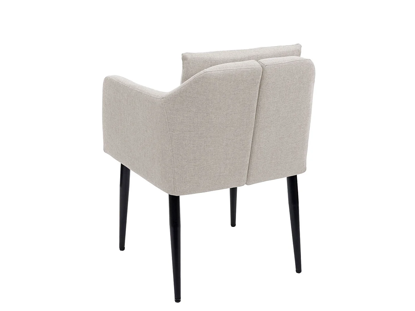 Chaise de salle à manger MCW-H93,  tissu/textile crème-beige