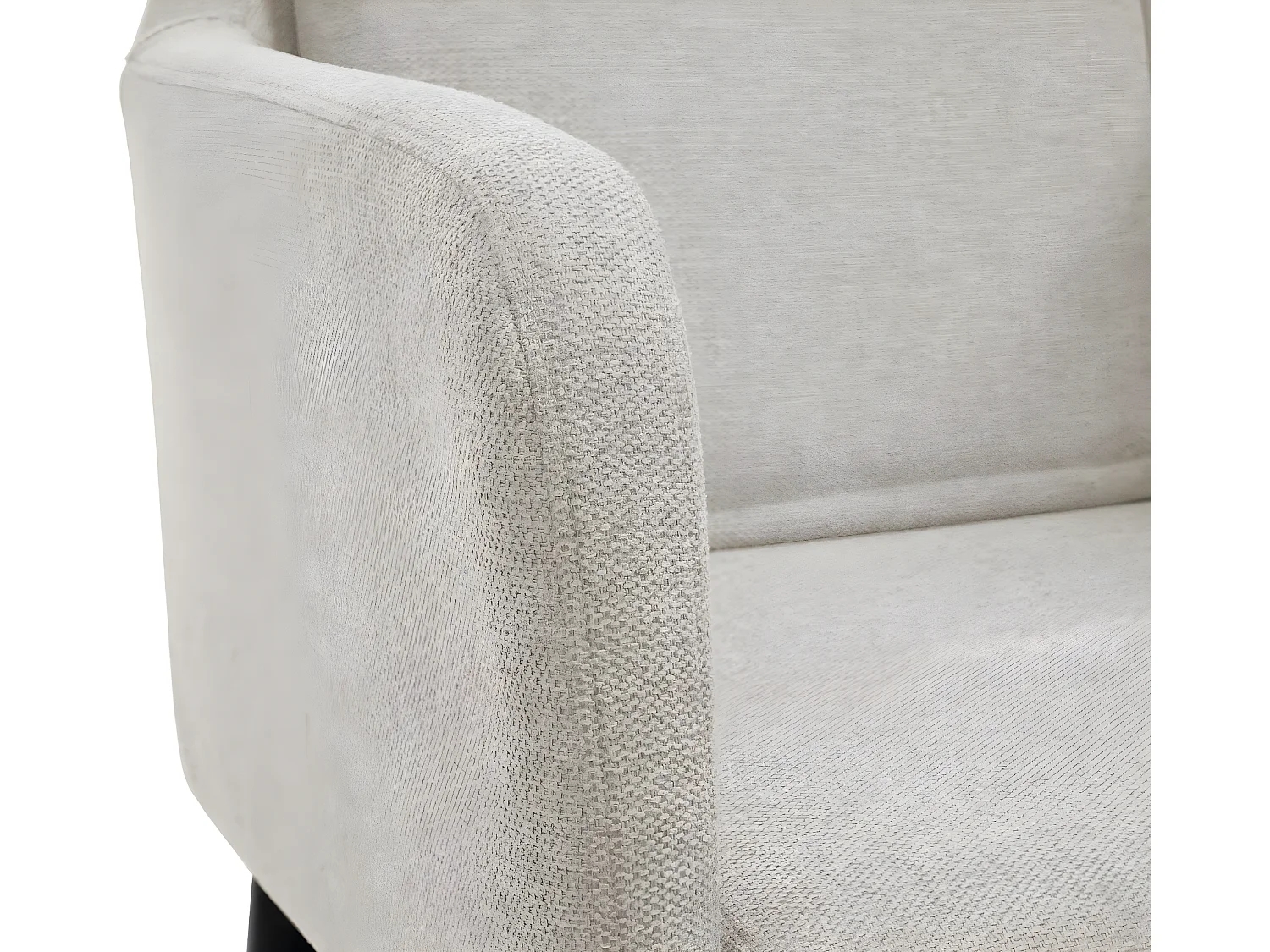 Chaise de salle à manger MCW-H93,  tissu/textile crème-beige