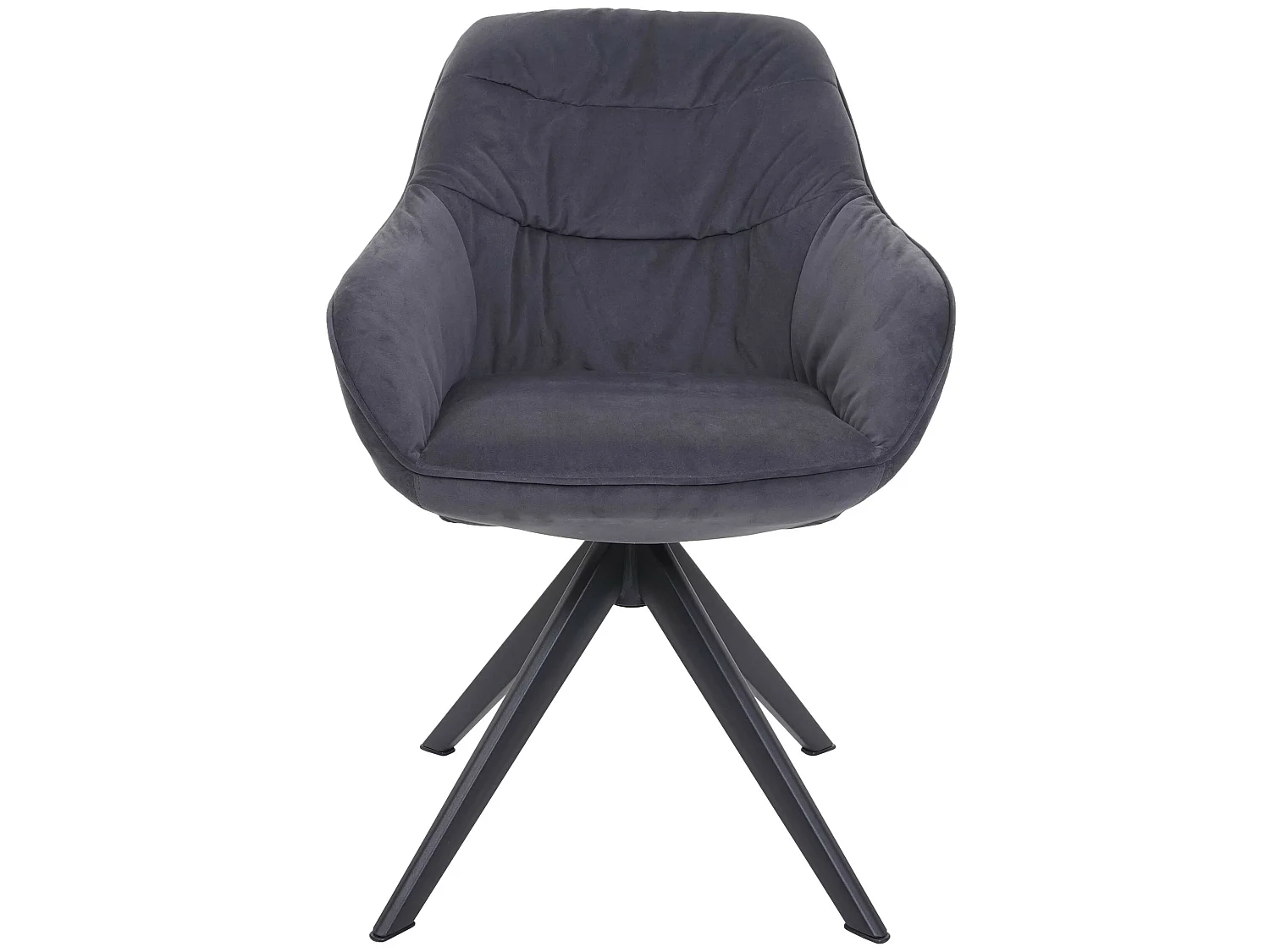 Chaise de salle à manger MCW-K28,  tissu/textile gris