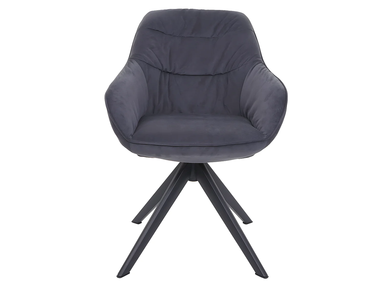 Chaise de salle à manger MCW-K28,  tissu/textile gris