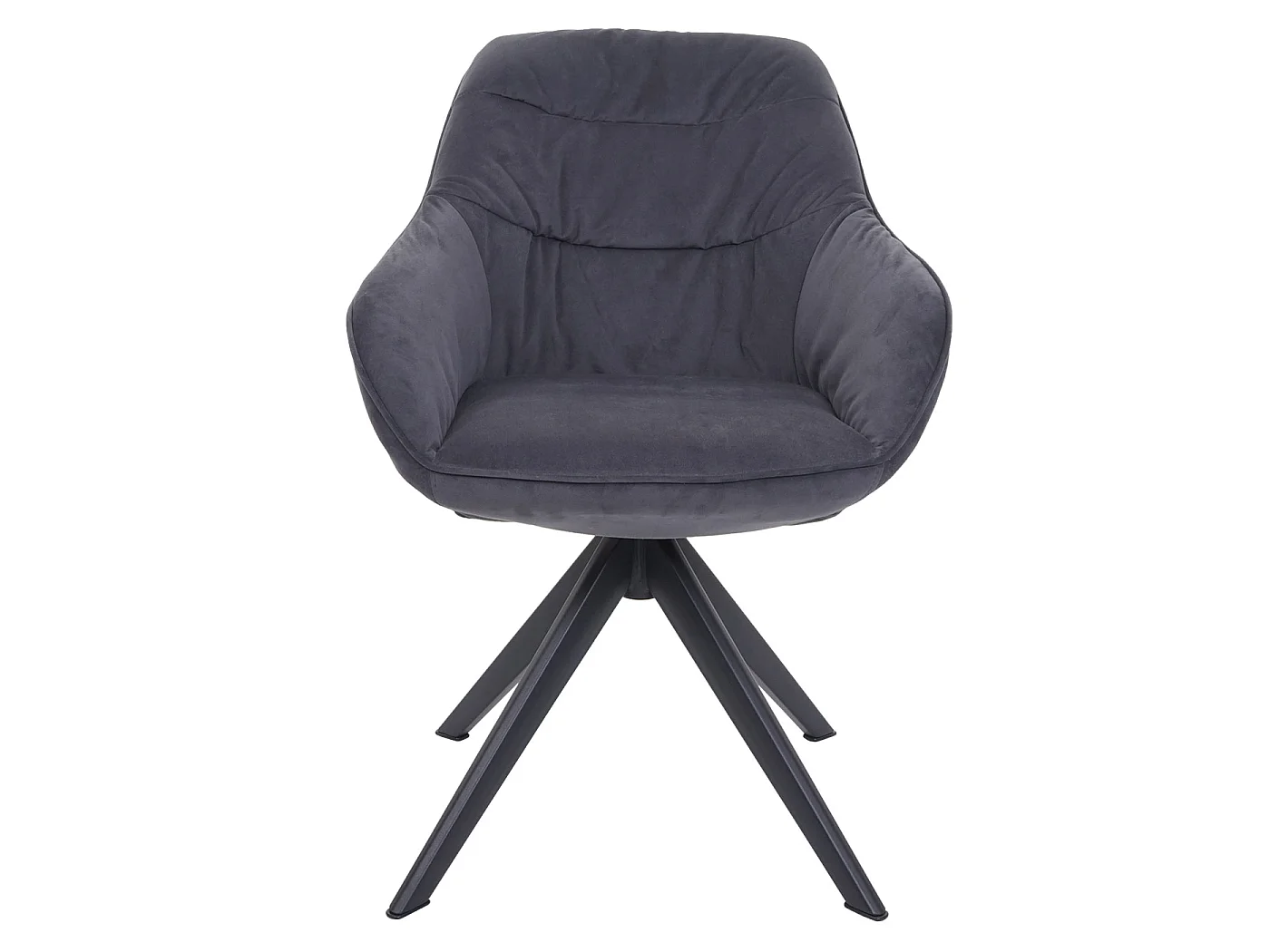 Chaise de salle à manger MCW-K28,  tissu/textile gris