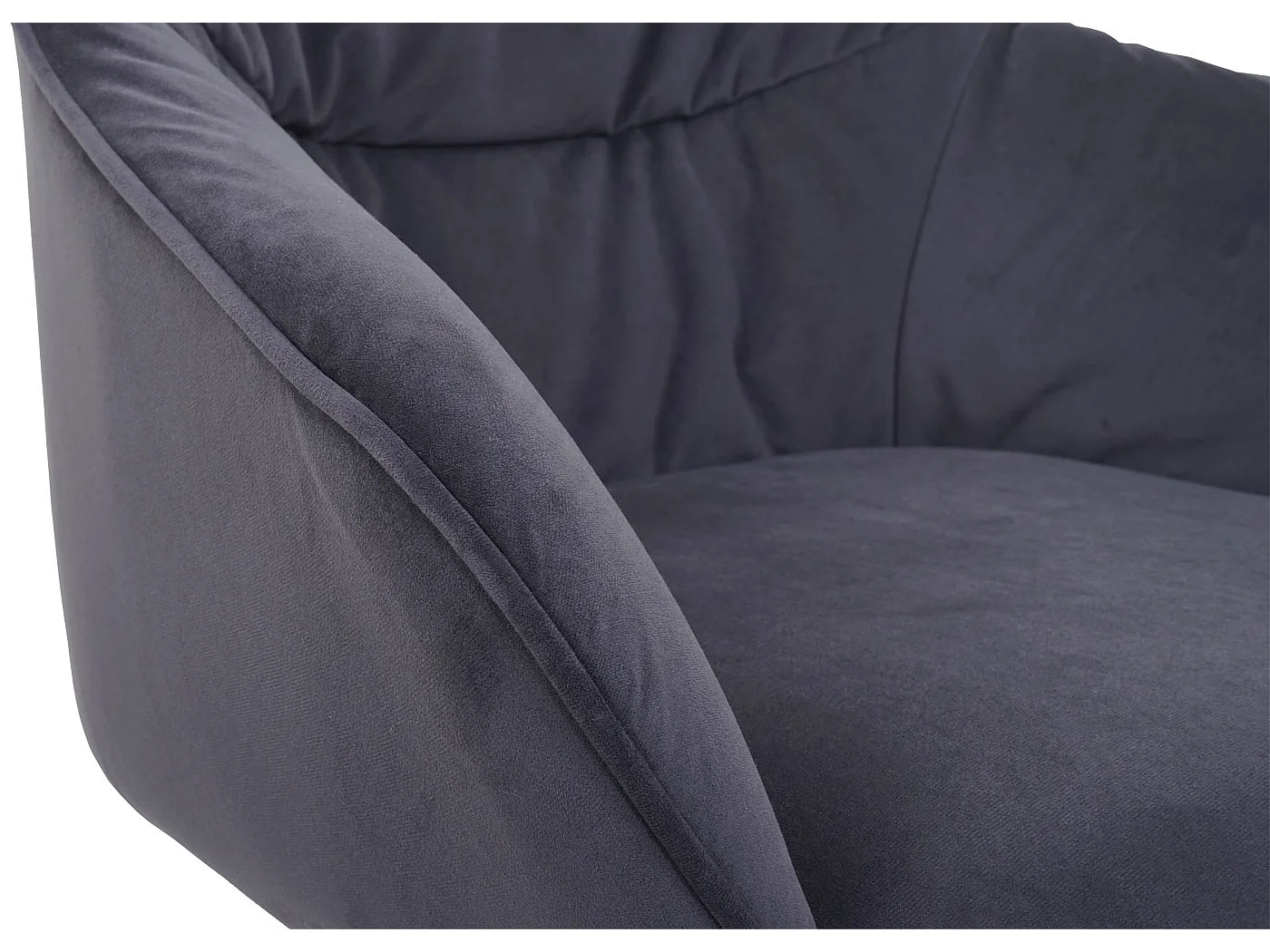 Chaise de salle à manger MCW-K28,  tissu/textile gris