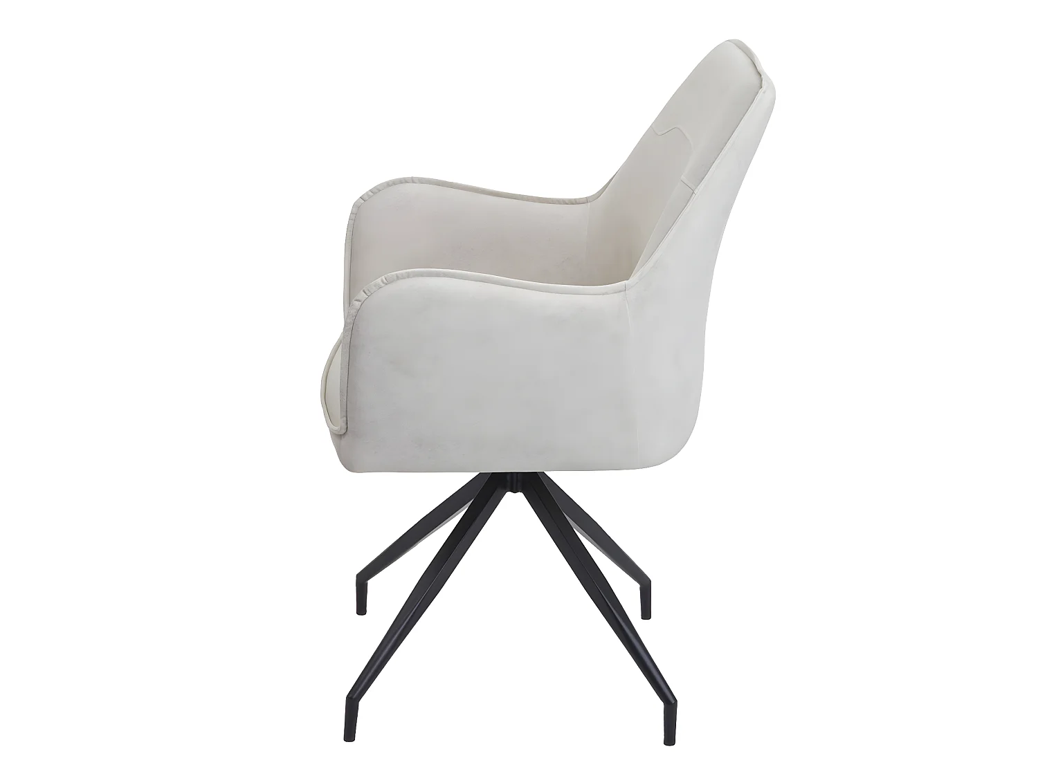 Chaise de salle à manger MCW-K15 (lot de 6),  crème-beige