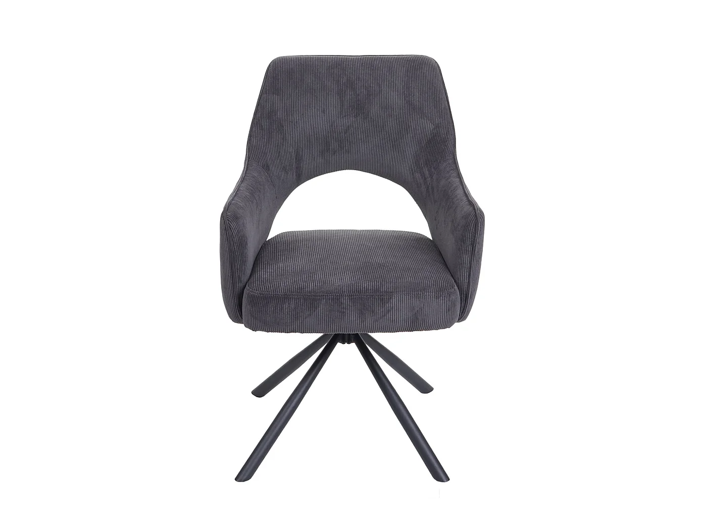 Chaise de salle à manger MCW-K30 (lot de 6),  corde-gris foncé