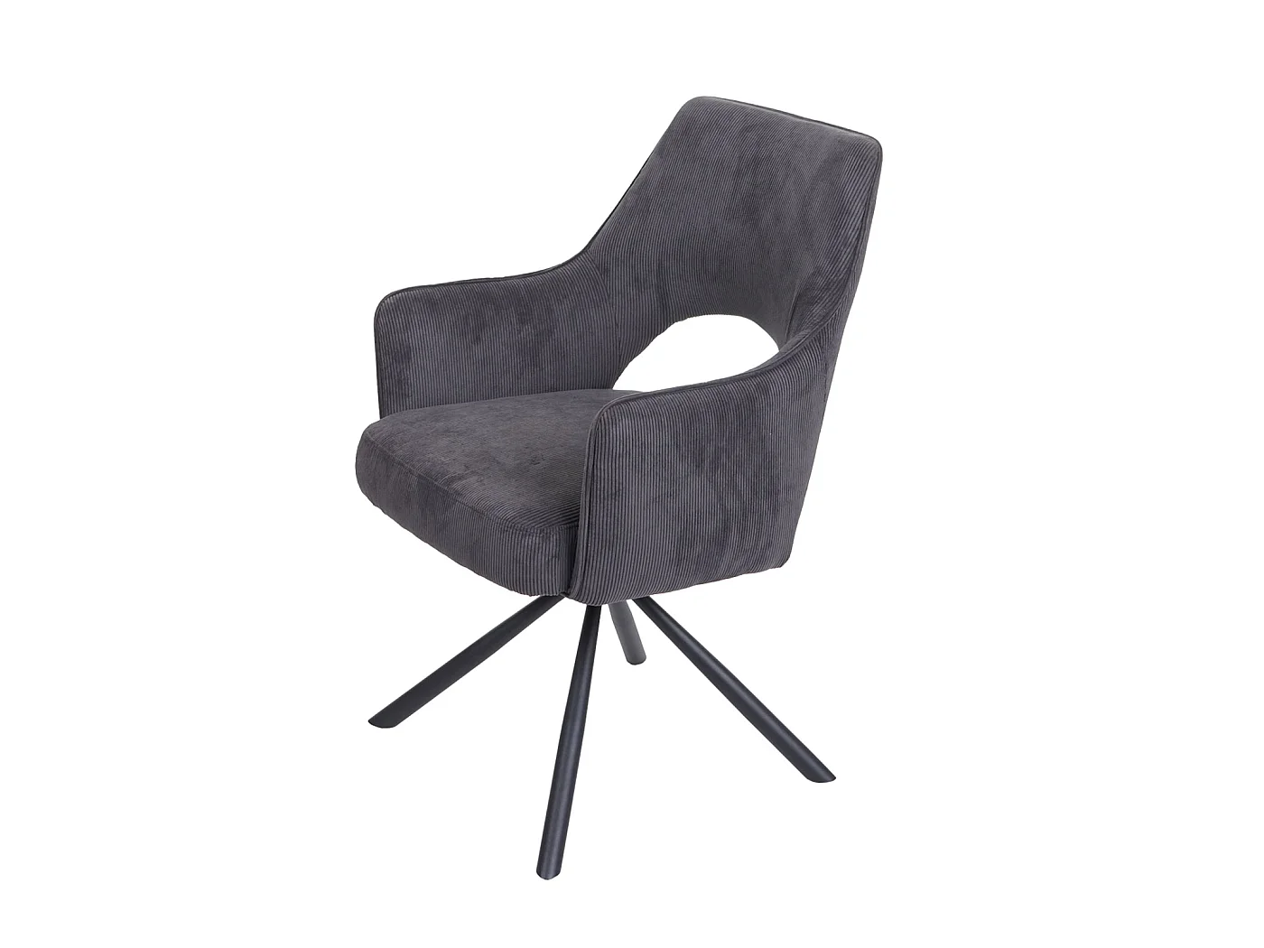 Chaise de salle à manger MCW-K30 (lot de 6),  corde-gris foncé