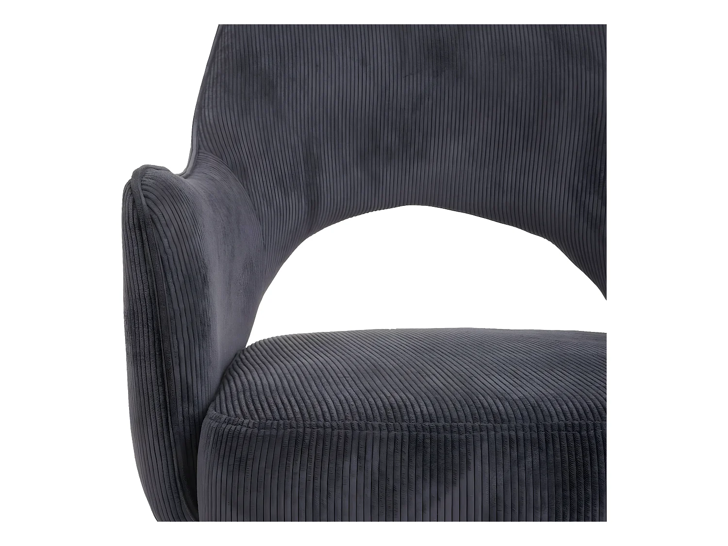 Chaise de salle à manger MCW-K30 (lot de 6),  corde-gris foncé