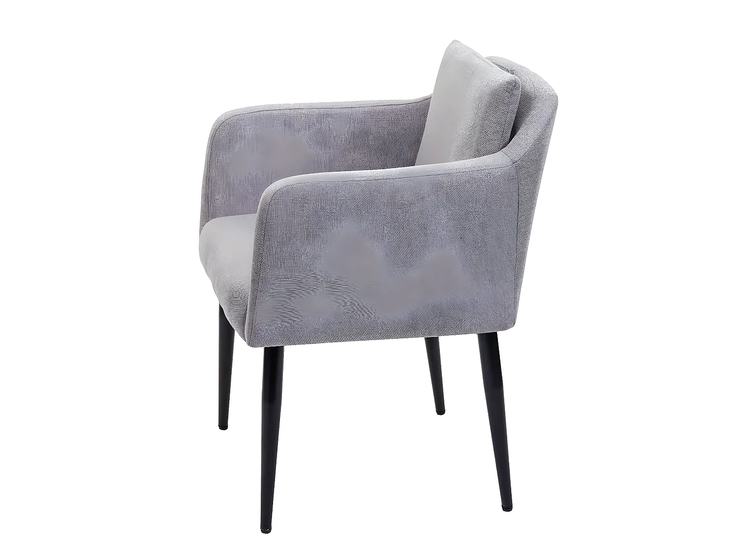 Chaise de salle à manger MCW-H93 (lot de 6),  tissu/textile gris clair