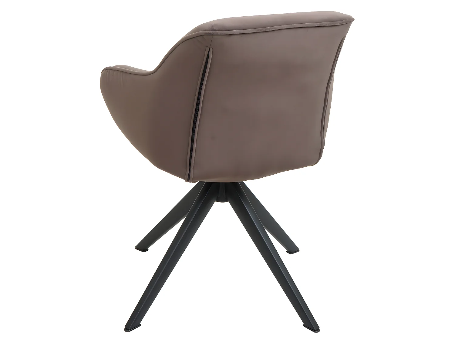 Chaise de salle à manger MCW-K28,  tissu/textile brun