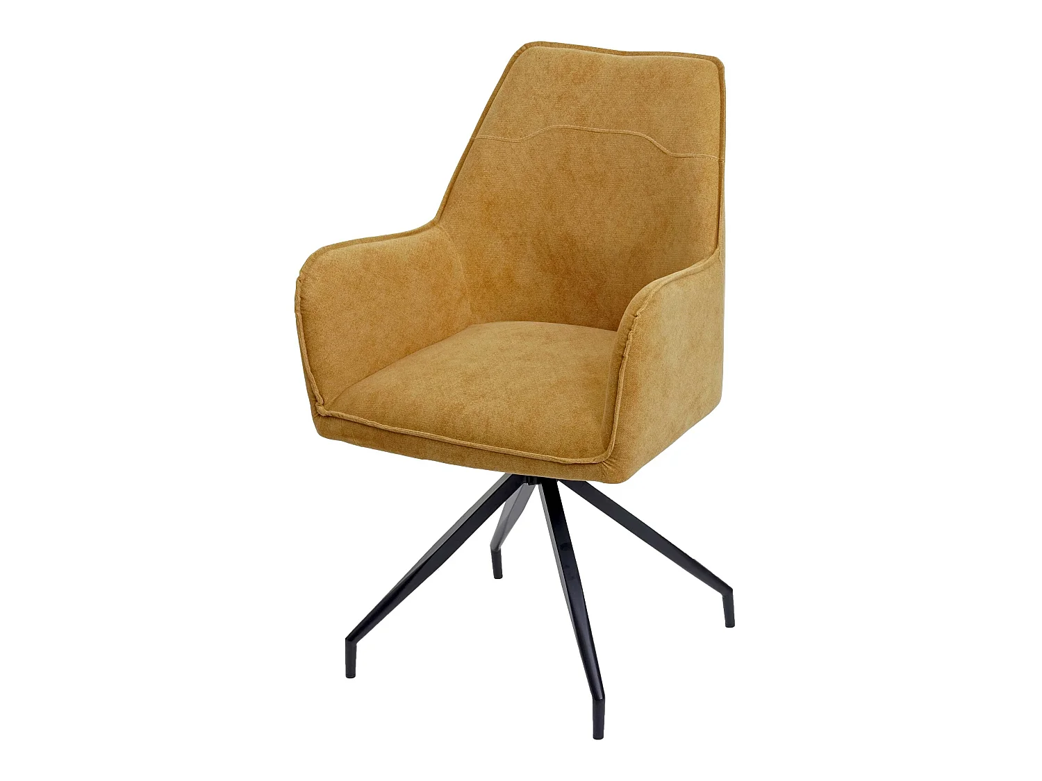 Chaise de salle à manger MCW-K15,  jaune
