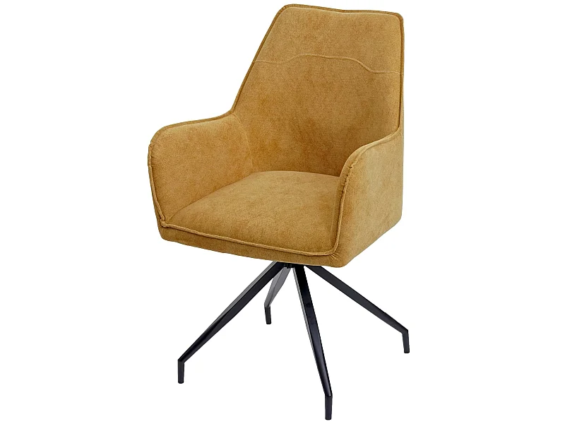 Chaise de salle à manger MCW-K15,  jaune