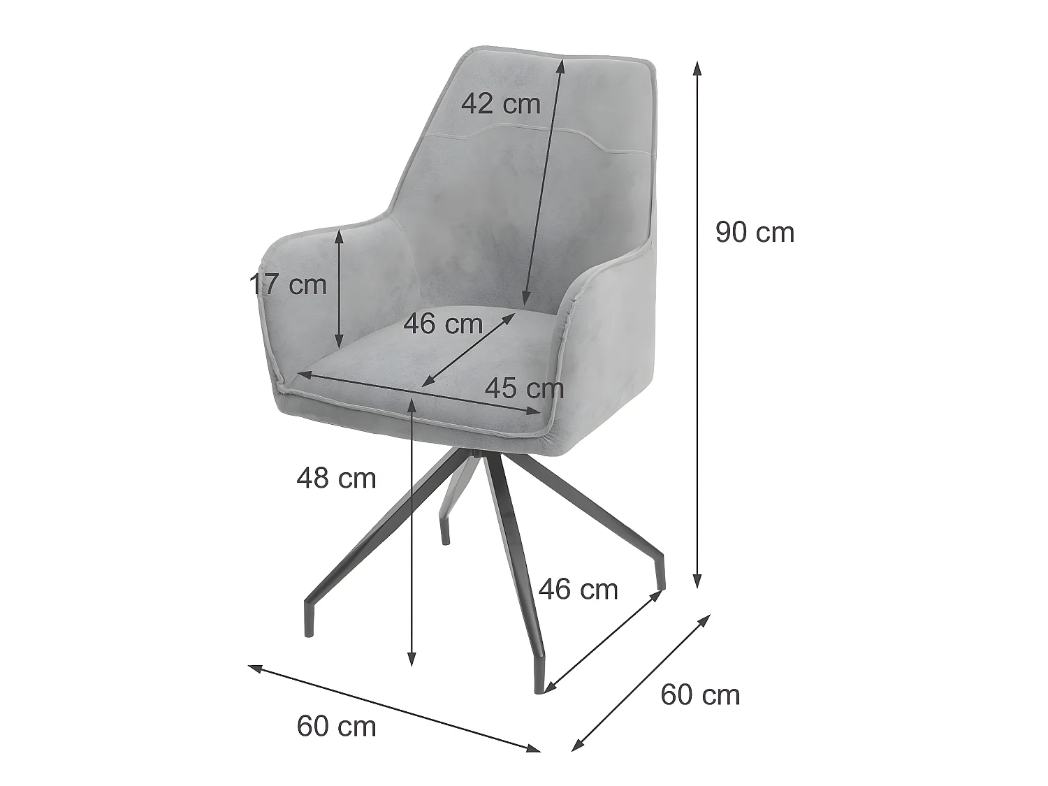 Eetkamerstoel MCW-K15,  crème-beige