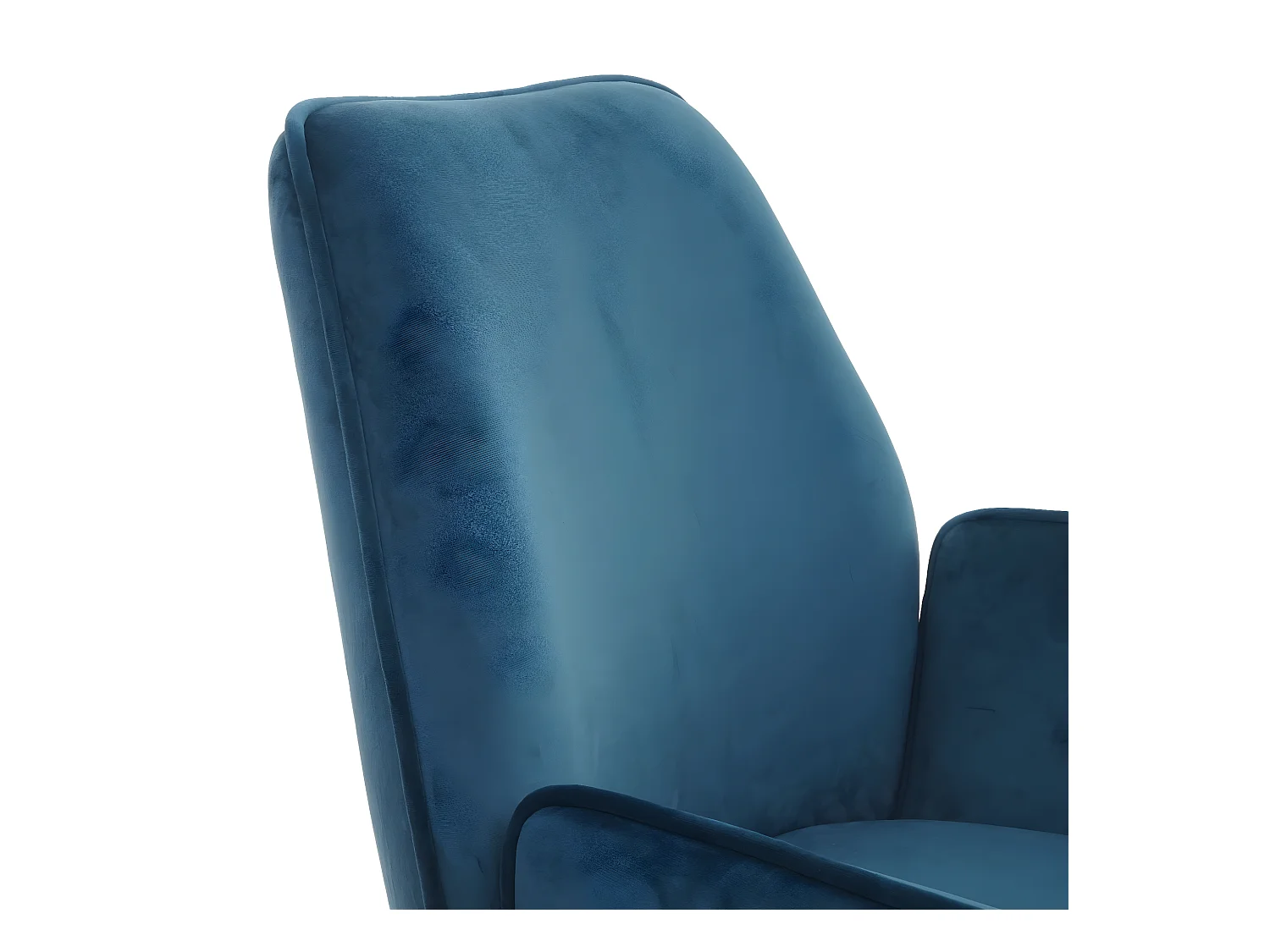 Eetkamerstoel MCW-G67 (set van 6),  turquoise-blauw, zwarte poten