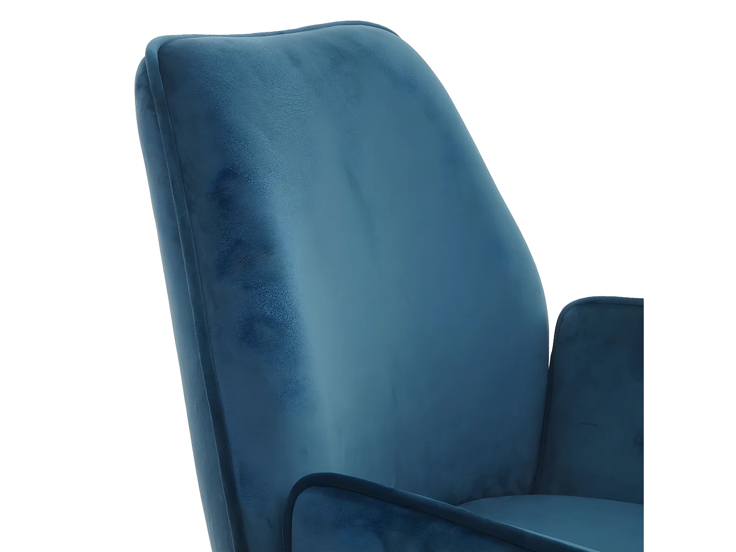 Eetkamerstoel MCW-G67 (set van 6),  turquoise-blauw, zwarte poten