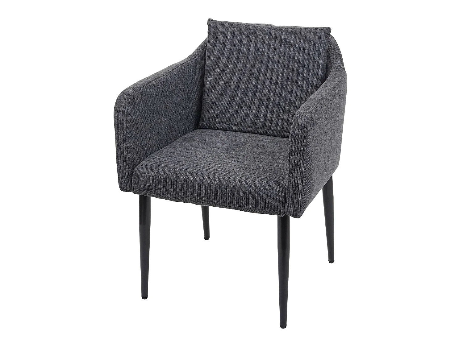 Chaise de salle à manger MCW-H93,  gris foncè