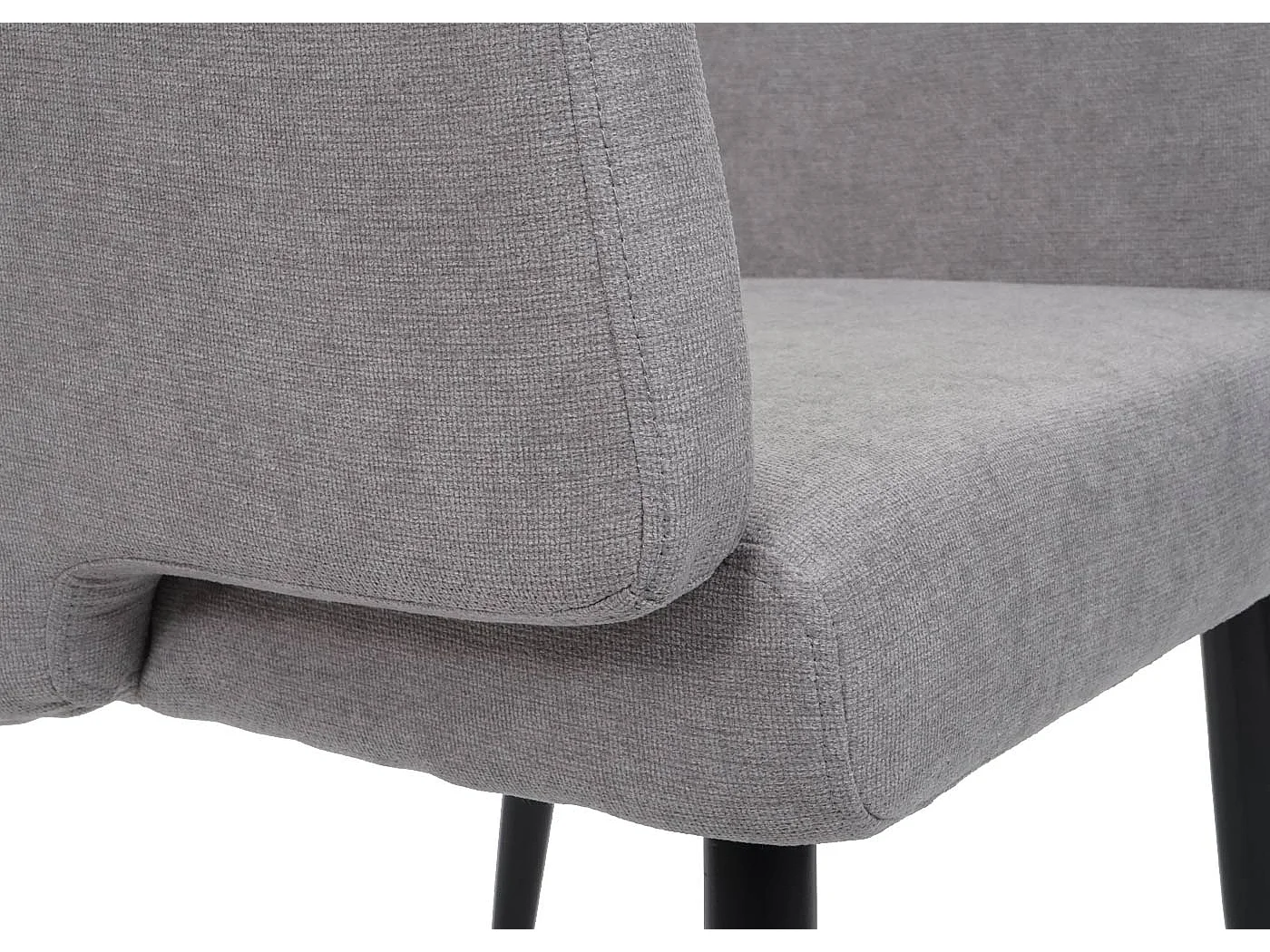 Esszimmerstuhl MCW-L13 (6er-Set), Grau