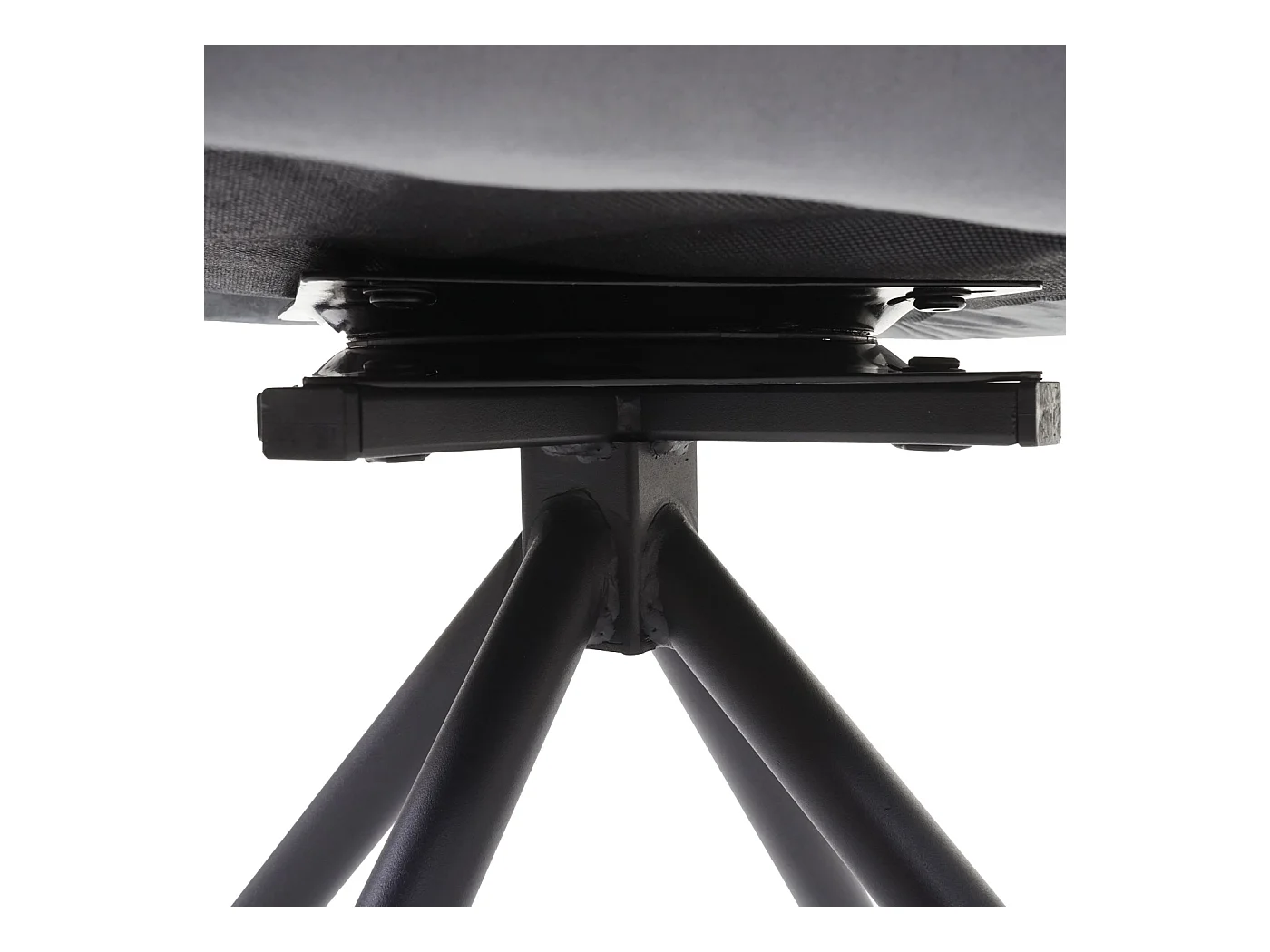 Esszimmerstuhl MCW-G67 (6er-Set), Dunkelgrau, Beine schwarz