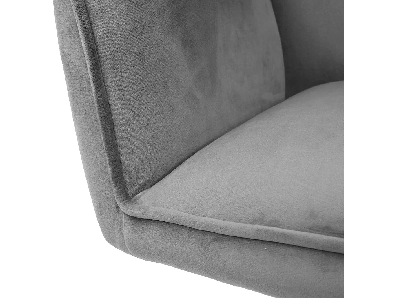 Chaise de salle à manger MCW-G67 (lot de 6),  velours, gris foncé