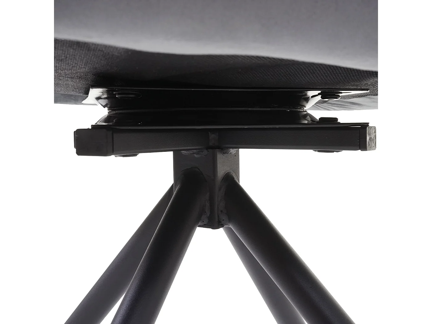 Esszimmerstuhl MCW-G67 (6er-Set), Dunkelgrau, Beine schwarz