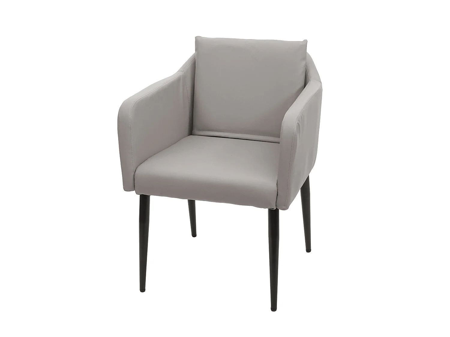Chaise de salle à manger MCW-H93,  similicuir taupe