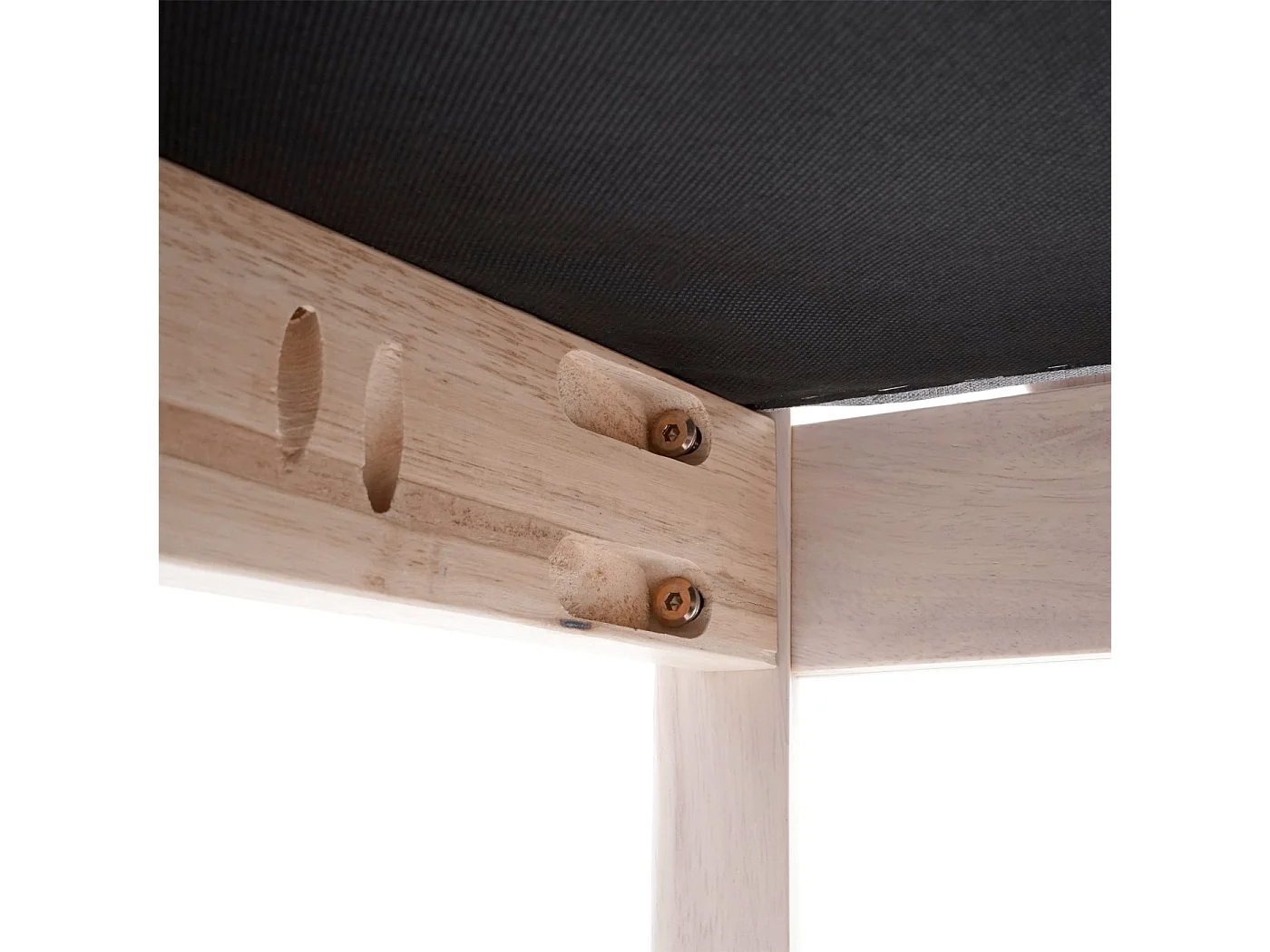 Set 6x sedie cucina sala soggiorno MCW-G46 legno massello ~ struttura chiara cuscino grigio