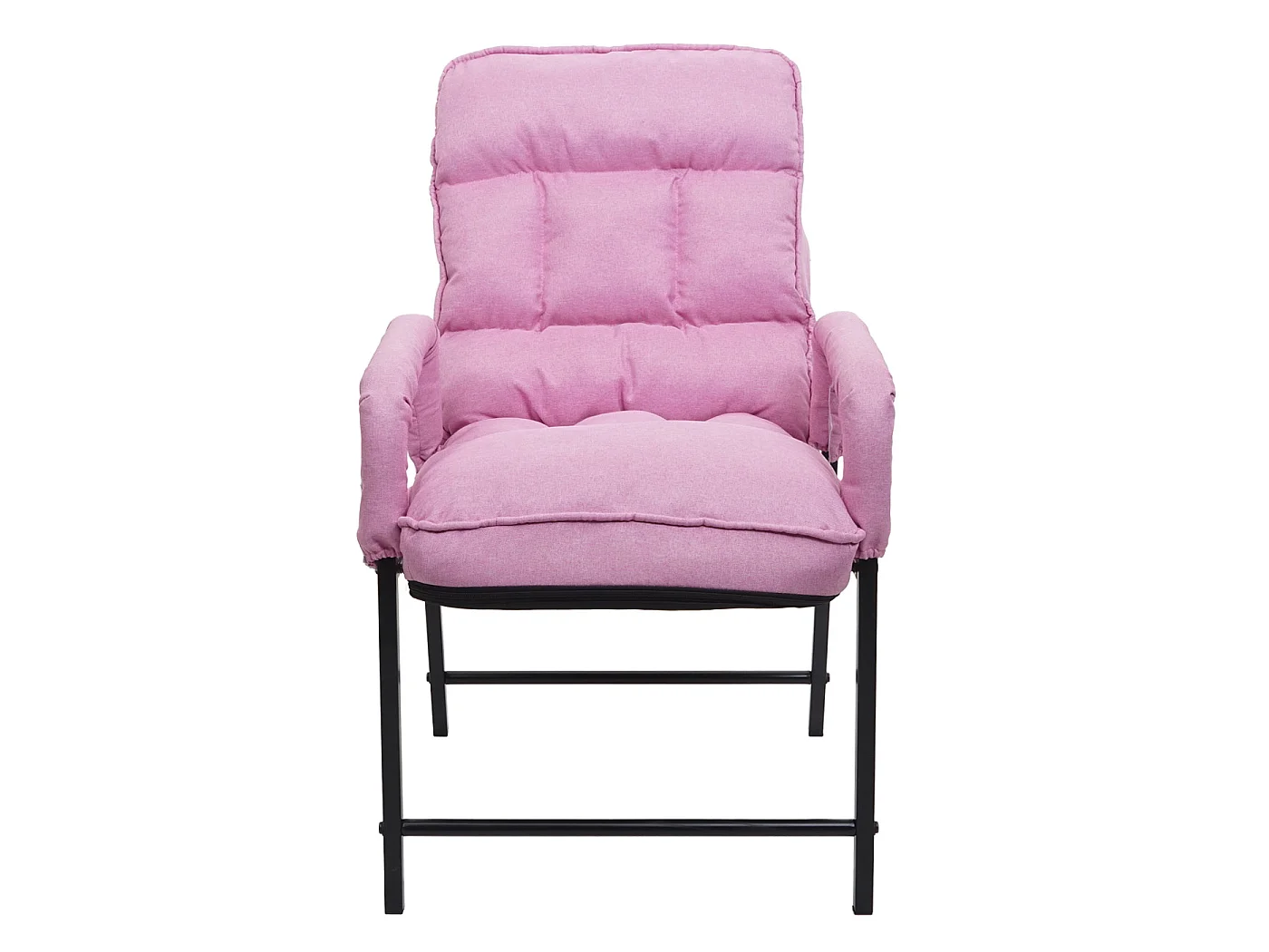 Chaise de salle à manger MCW-K40,  tissu/textile rose
