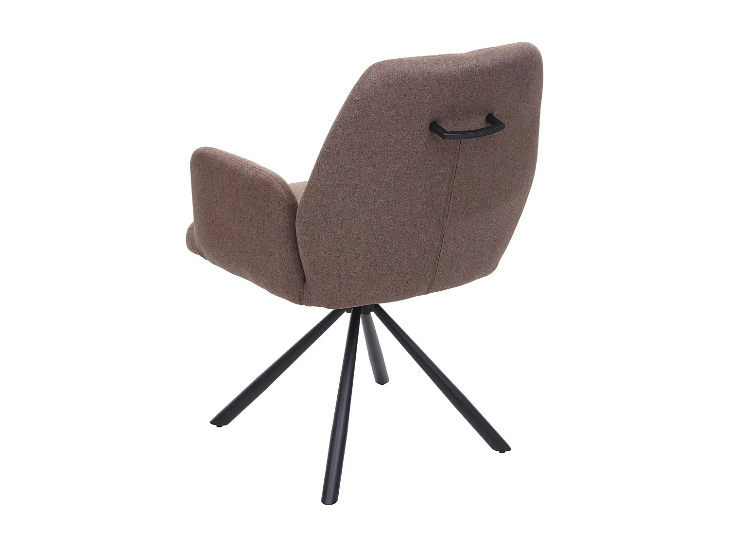 Chaise de salle à manger MCW-H71 pivotante,  brun