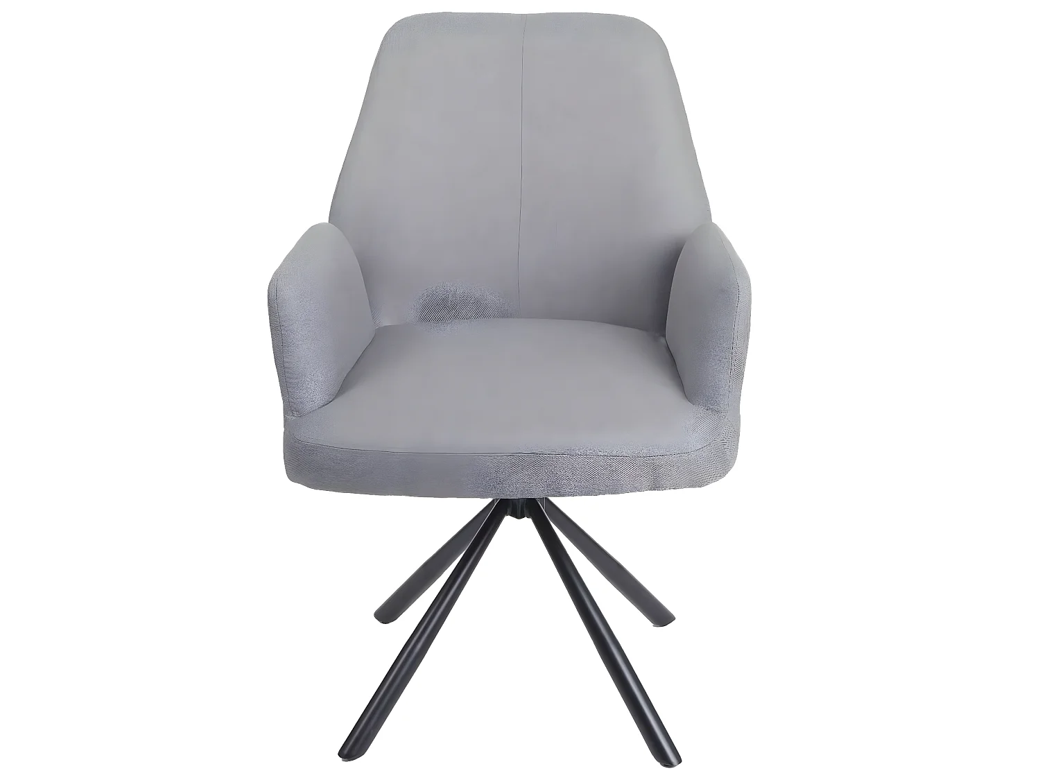 Chaise de salle à manger MCW-H71 pivotante,  gris clair