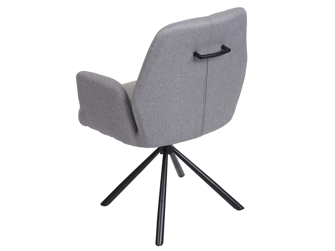 Chaise de salle à manger MCW-H71 pivotante,  gris clair