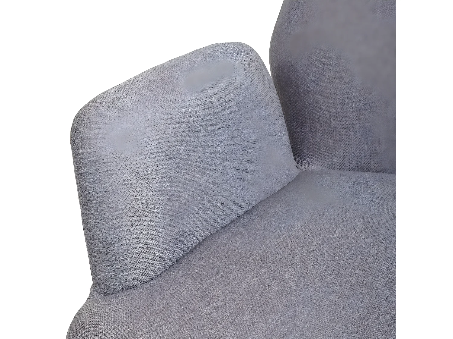 Chaise de salle à manger MCW-H71 pivotante,  gris clair